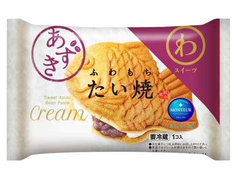 わスイーツ】ふわもちたい焼・あずき | 株式会社モンテール