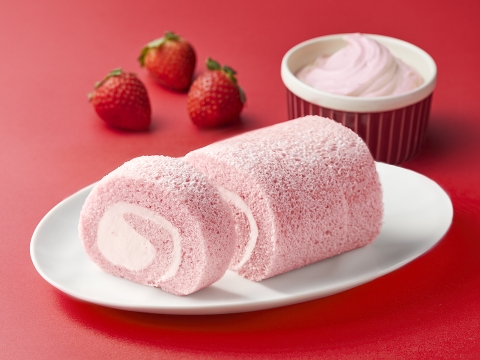 ４Ｐ冬の苺手巻きロール