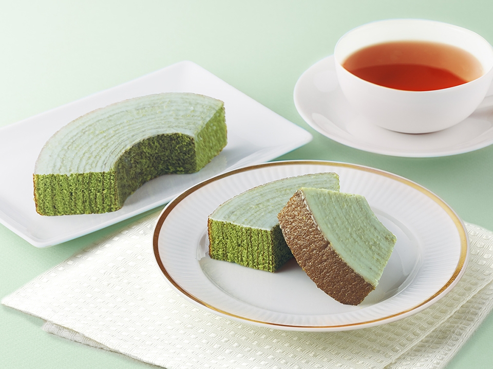 1Pバウムクーヘン・宇治抹茶
